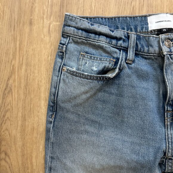 Current/Elliott skinny jeans in distressed - 25 - Picture 9 of 10